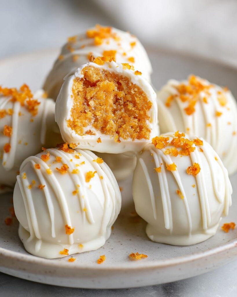 Orange Creamsicle Truffles
