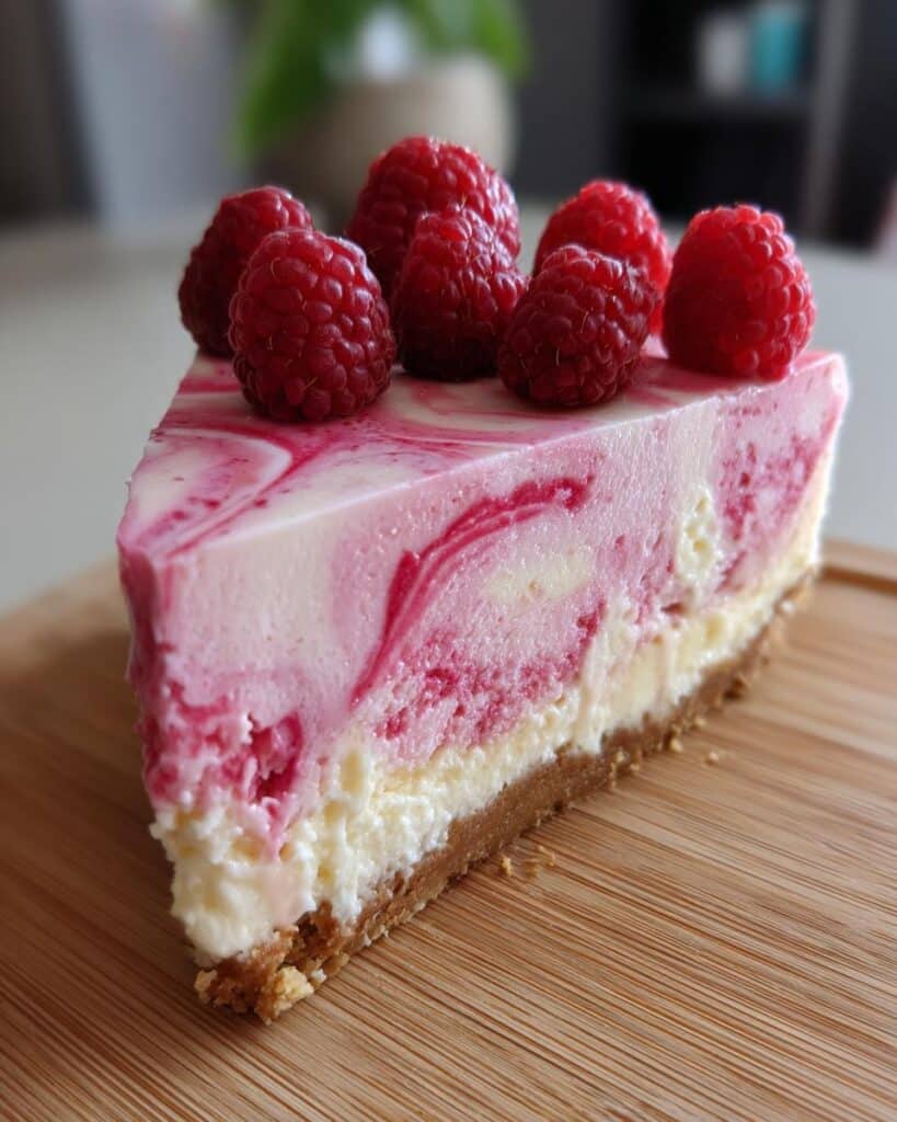 Pink Velvet Raspberry Cheesecake