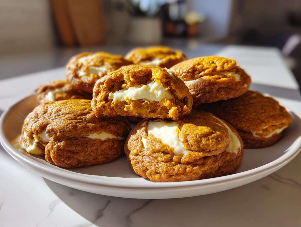 Pumpkin Cheesecake Cookies - detail 1