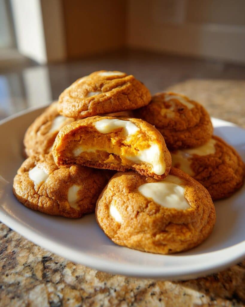 Pumpkin Cheesecake Cookies