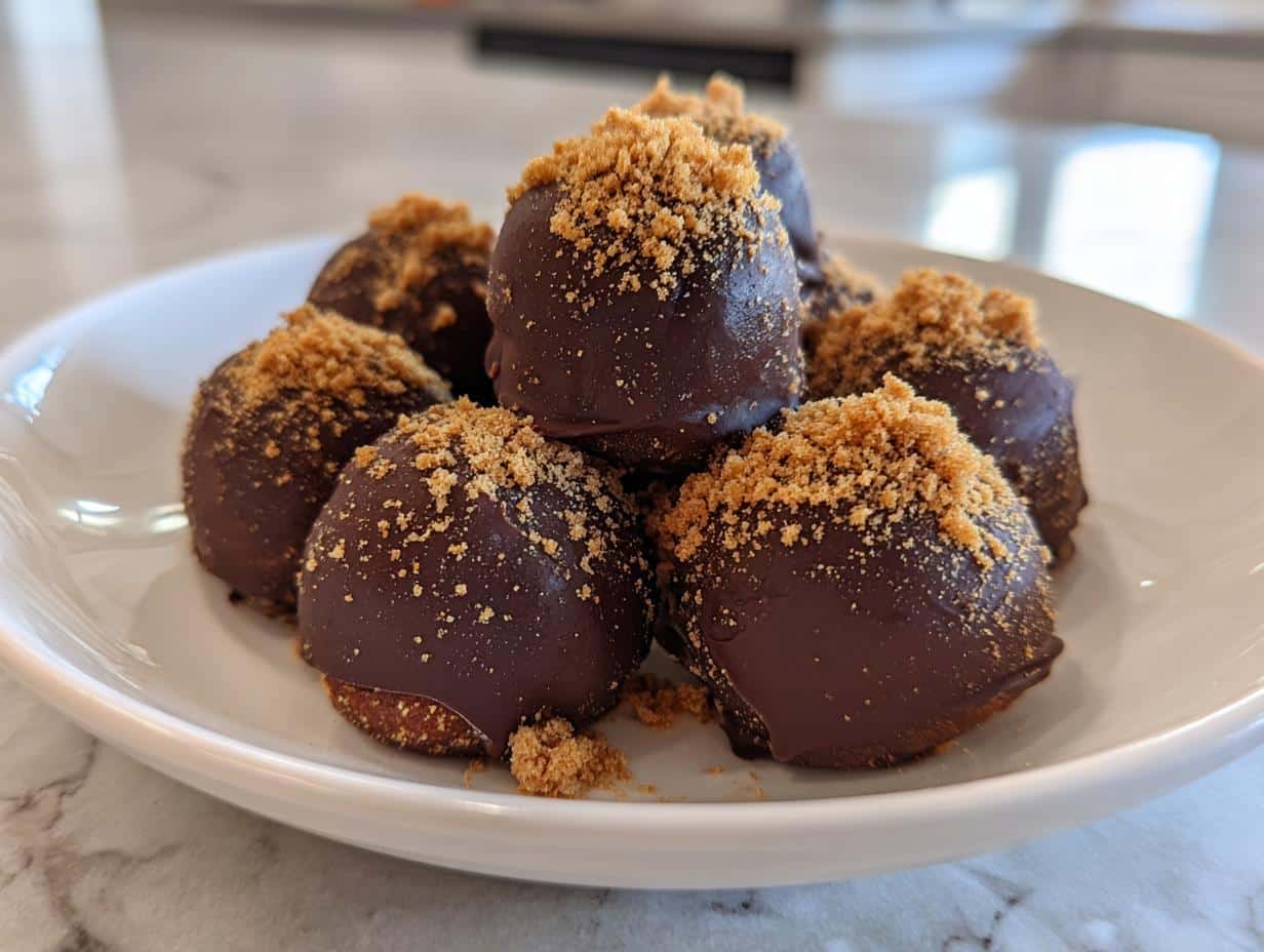 Pumpkin Cheesecake Truffles - detail 1