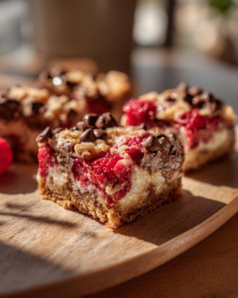 Raspberry Coconut Magic Bars