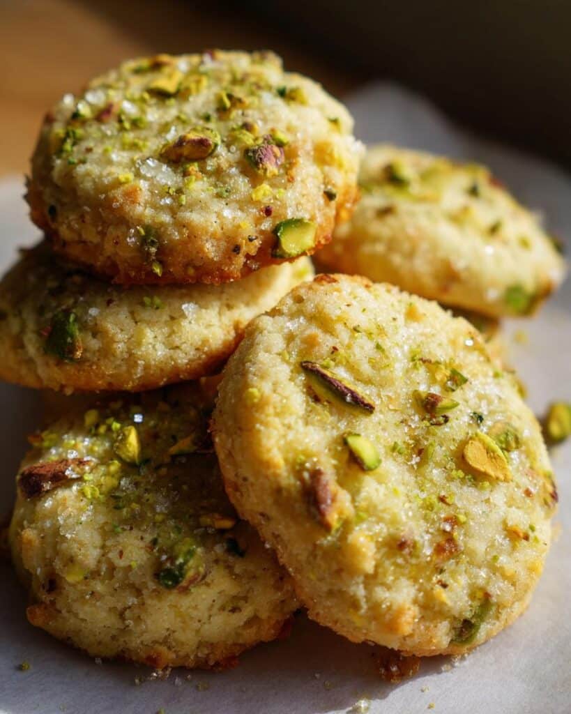 Salted Honey Pistachio Cookies