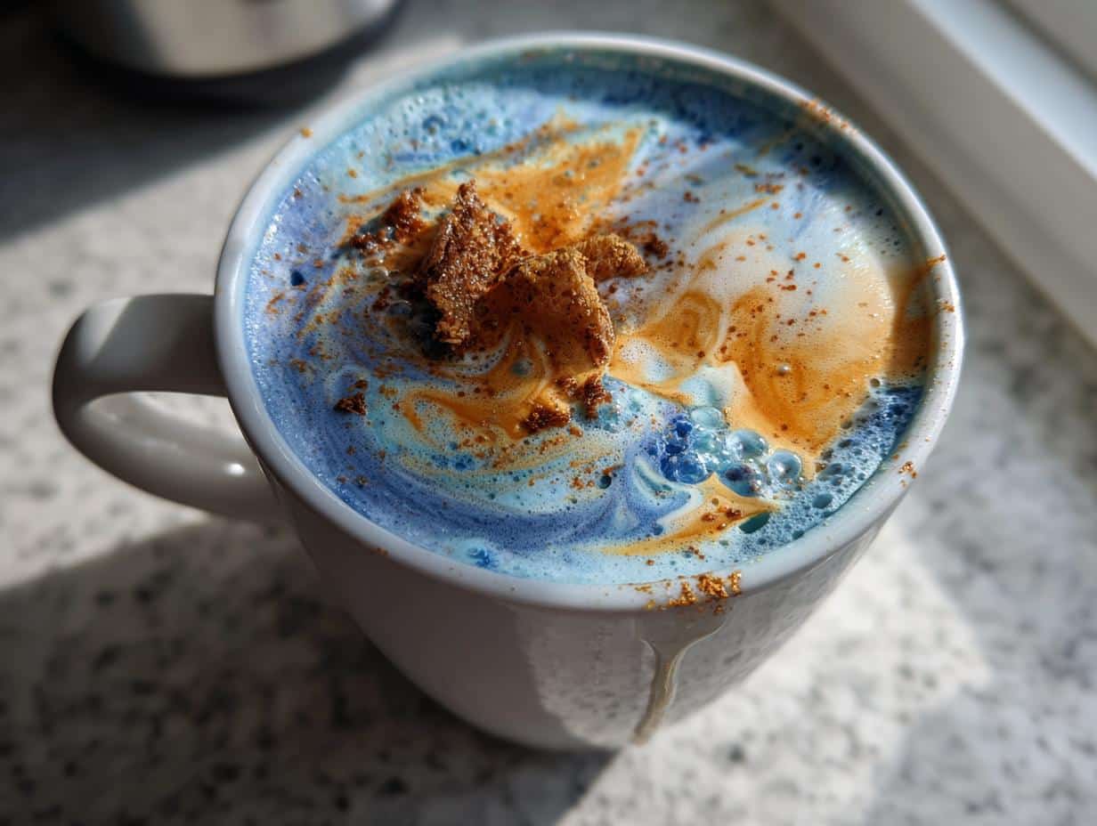 Soothing Moon Milk Tea Recipe with Butterfly Pea - detail 1