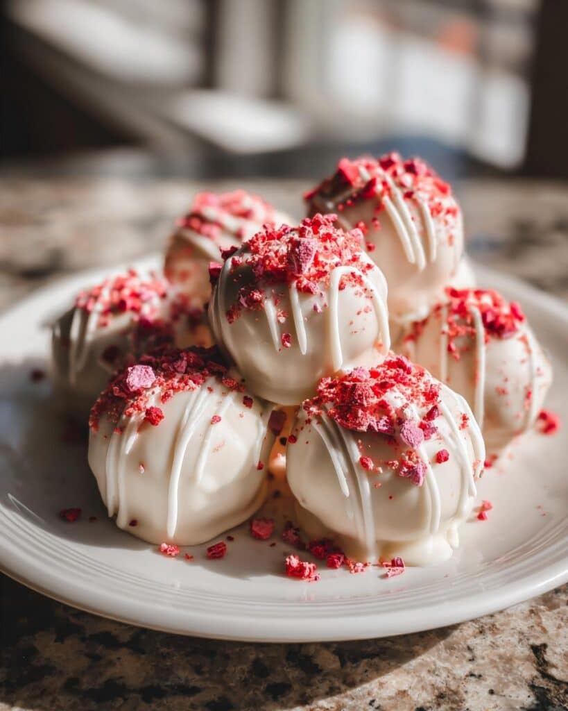 Strawberry Shortcake Oreo Balls