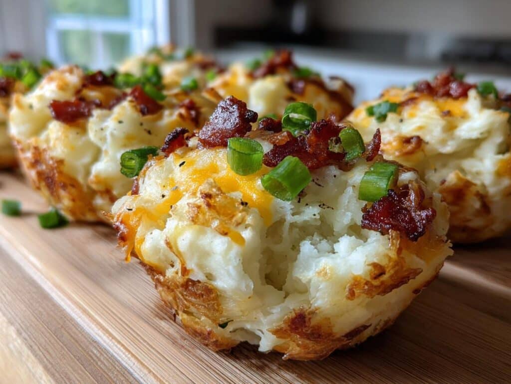 Stuffed Mashed Potato Nests