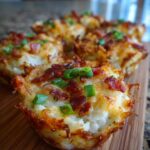 Stuffed Mashed Potato Nests