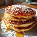 Sweet Coconut Cream Pancakes