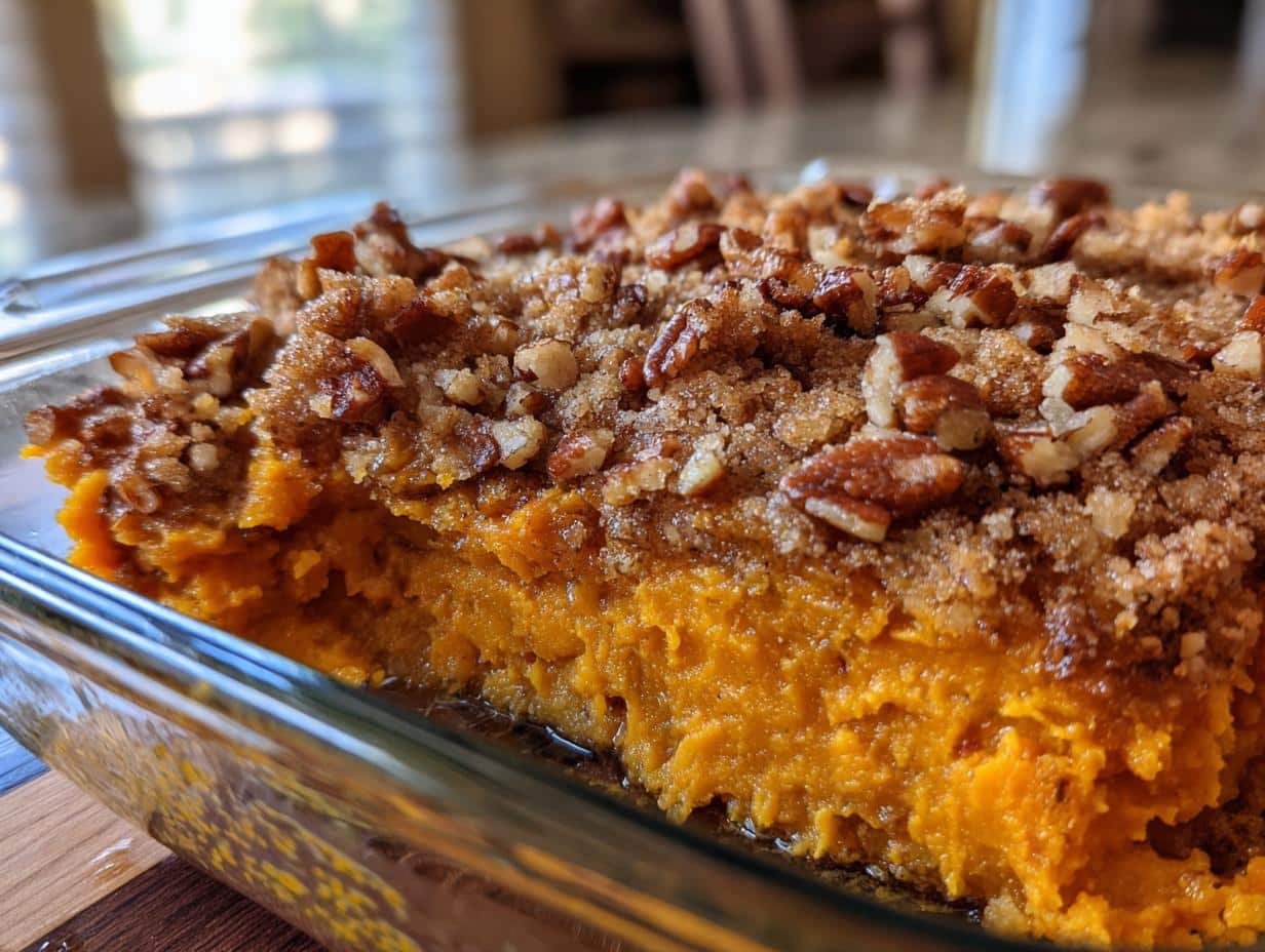 Sweet Potato Casserole with Marshmallows - detail 1