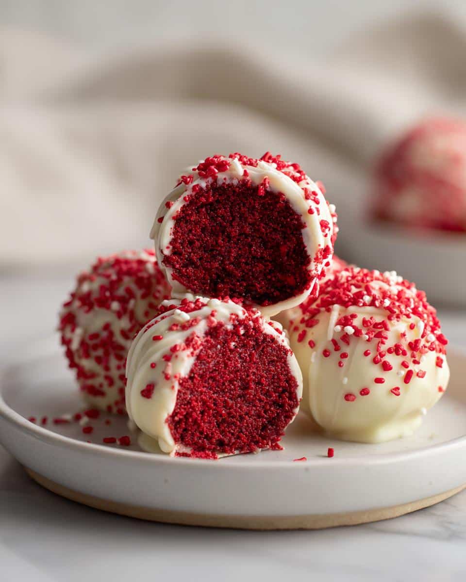 Valentine’s Day Red Velvet Truffles - detail 1