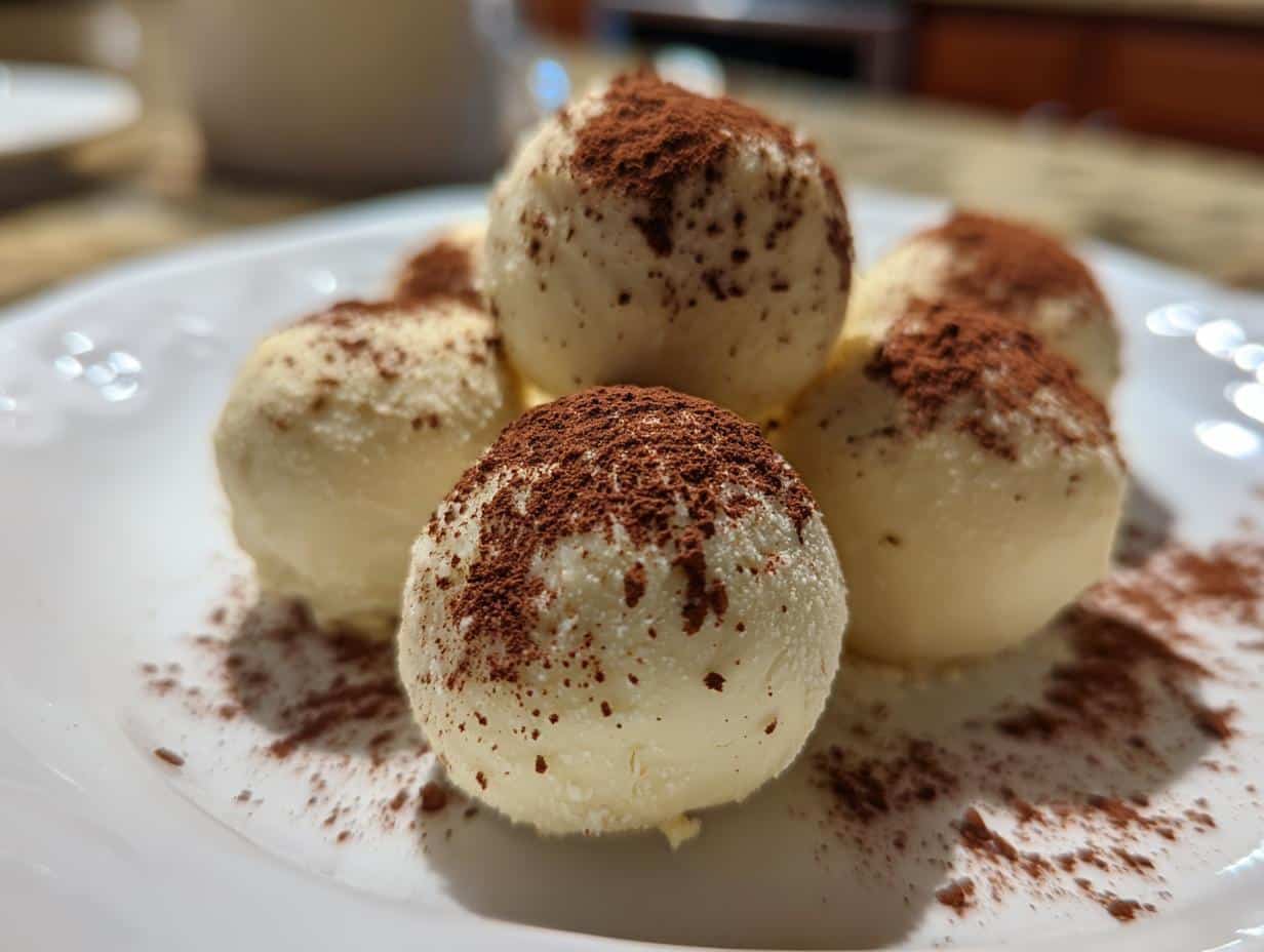 White Chocolate Strawberry Truffles - detail 1