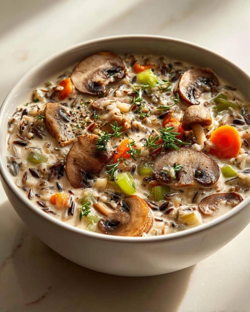 Wild Rice Mushroom Soup Recipe
