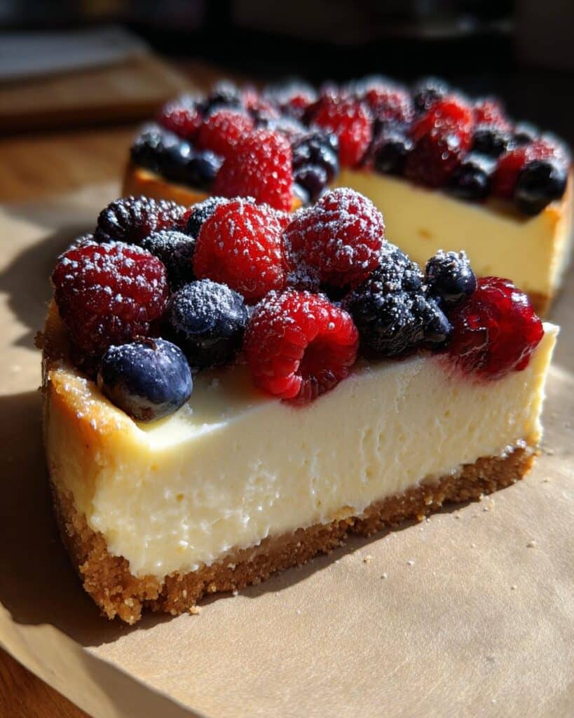 berry cheesecake creamy vanilla