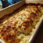 cheesy garlic chicken bake