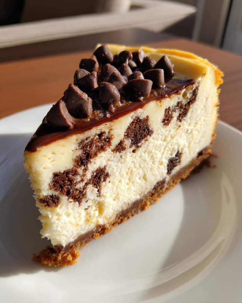chocolate chip cheesecake
