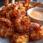 coconut shrimp with sweet chili mayo