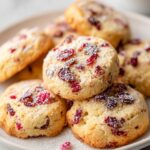 cranberry orange shortbread cookies