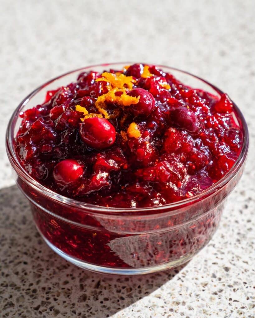 cranberry sauce