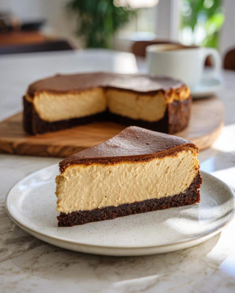 espresso coffee cheesecake