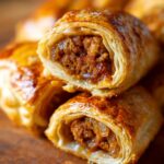 french onion sausage rolls