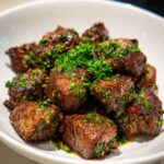 garlic butter beef bites