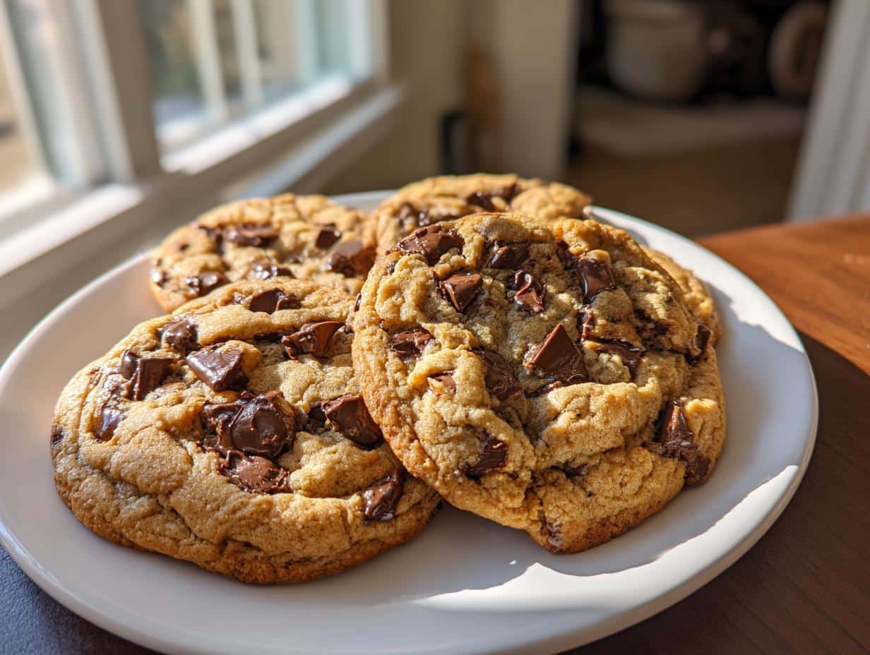 gooey chocolate chip cookies - detail 1