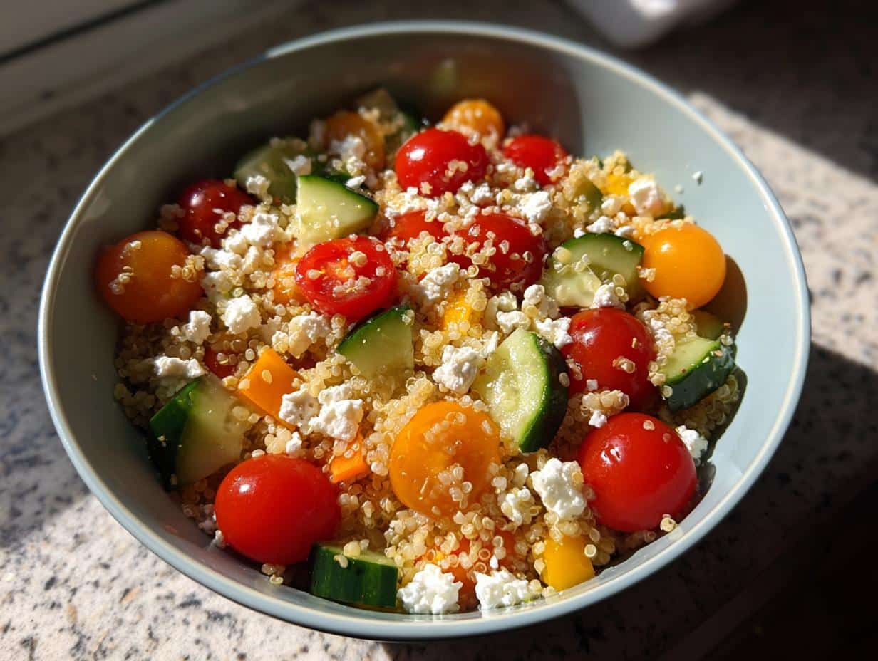 harvest quinoa salad - detail 1
