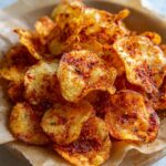 homemade air fryer potato chips