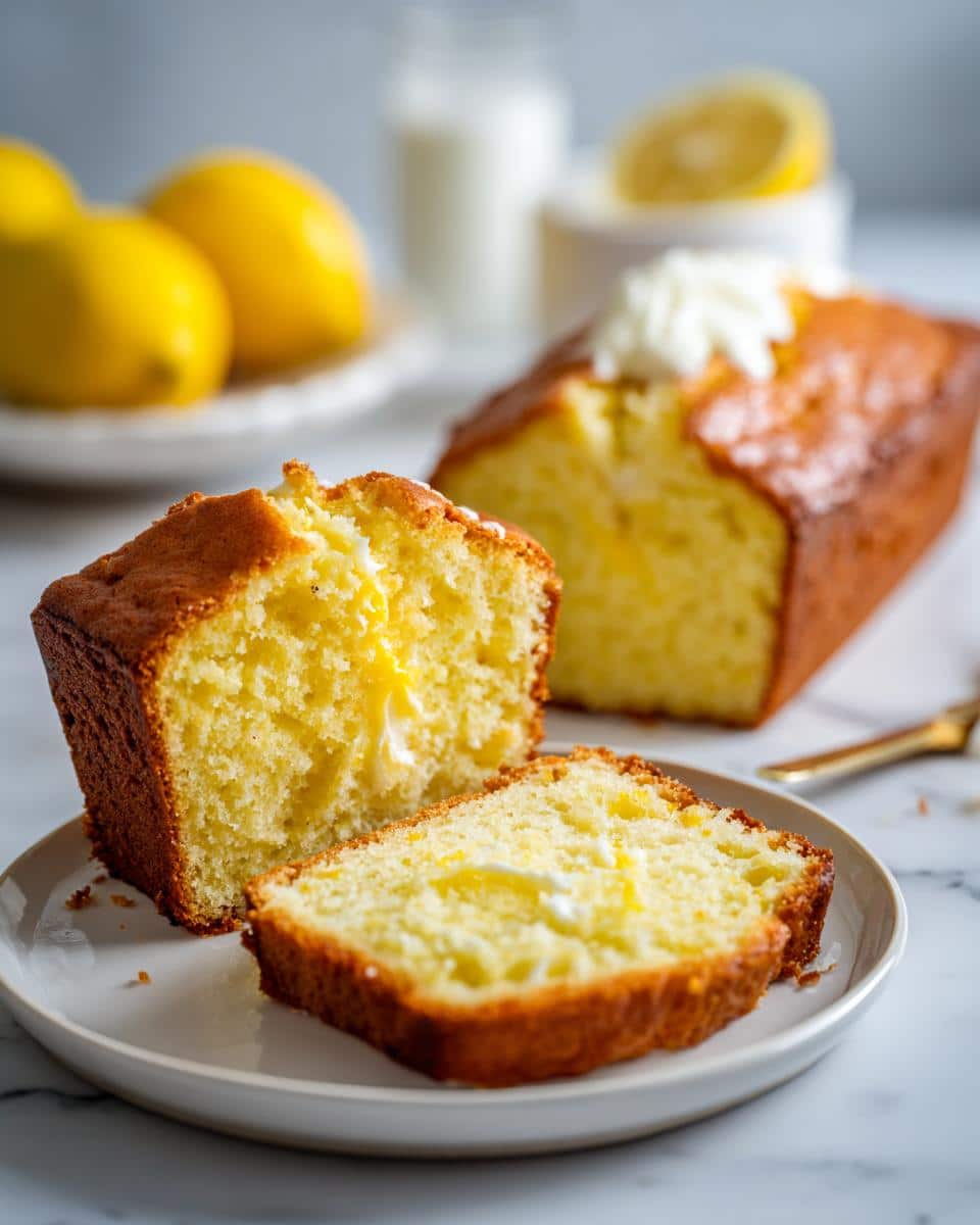 lemon cream cheese bread - detail 1