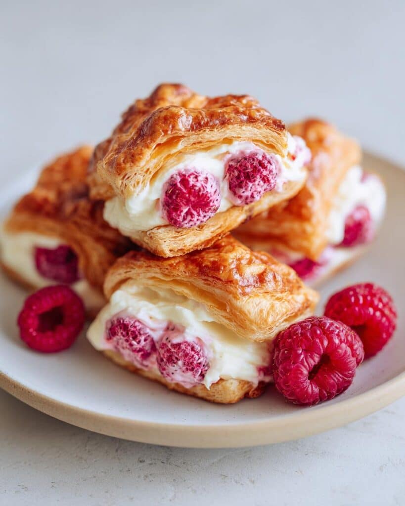 raspberry cream cheese bites