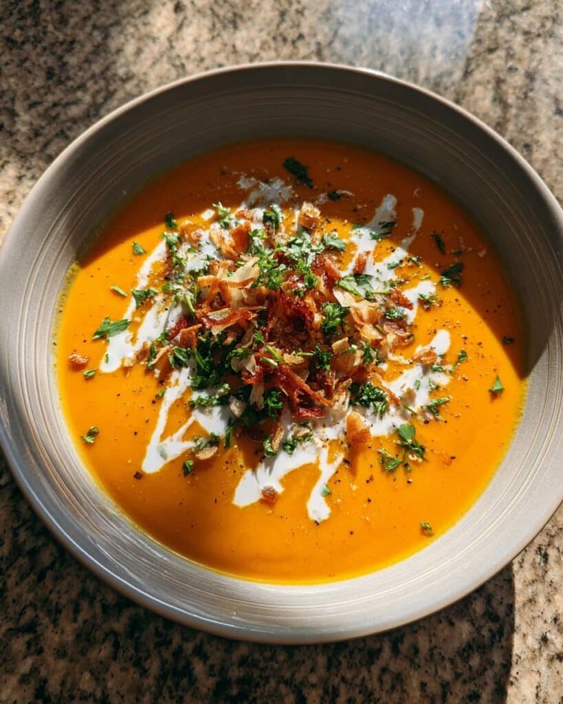 roasted carrot soup
