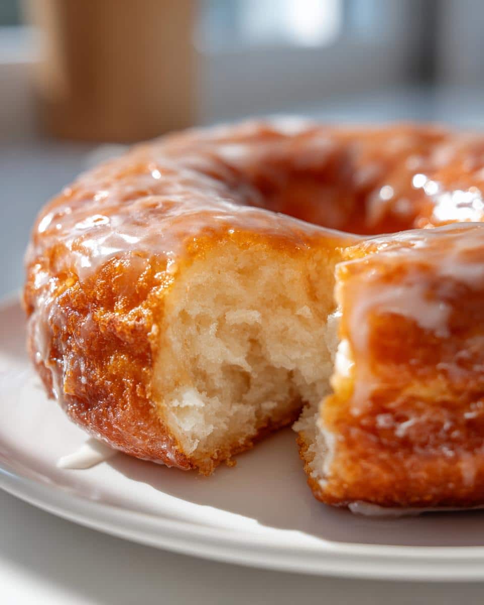 soft baked maple donut - detail 1