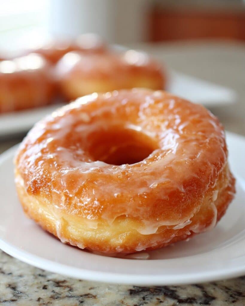 soft baked maple donut