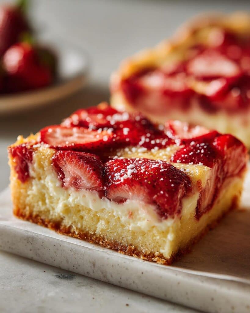 strawberry cheesecake dump cake