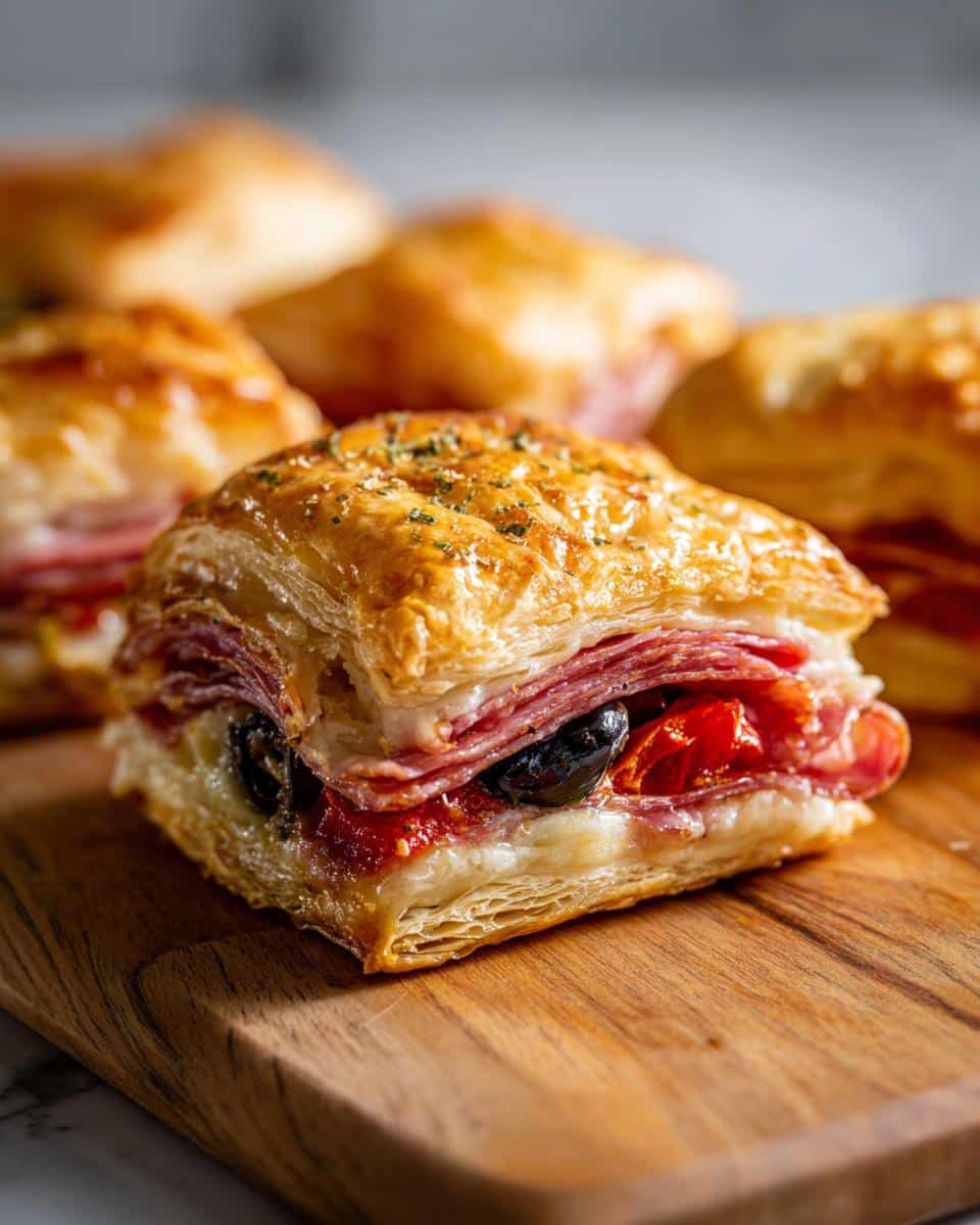 Antipasto Squares recipe - detail 1