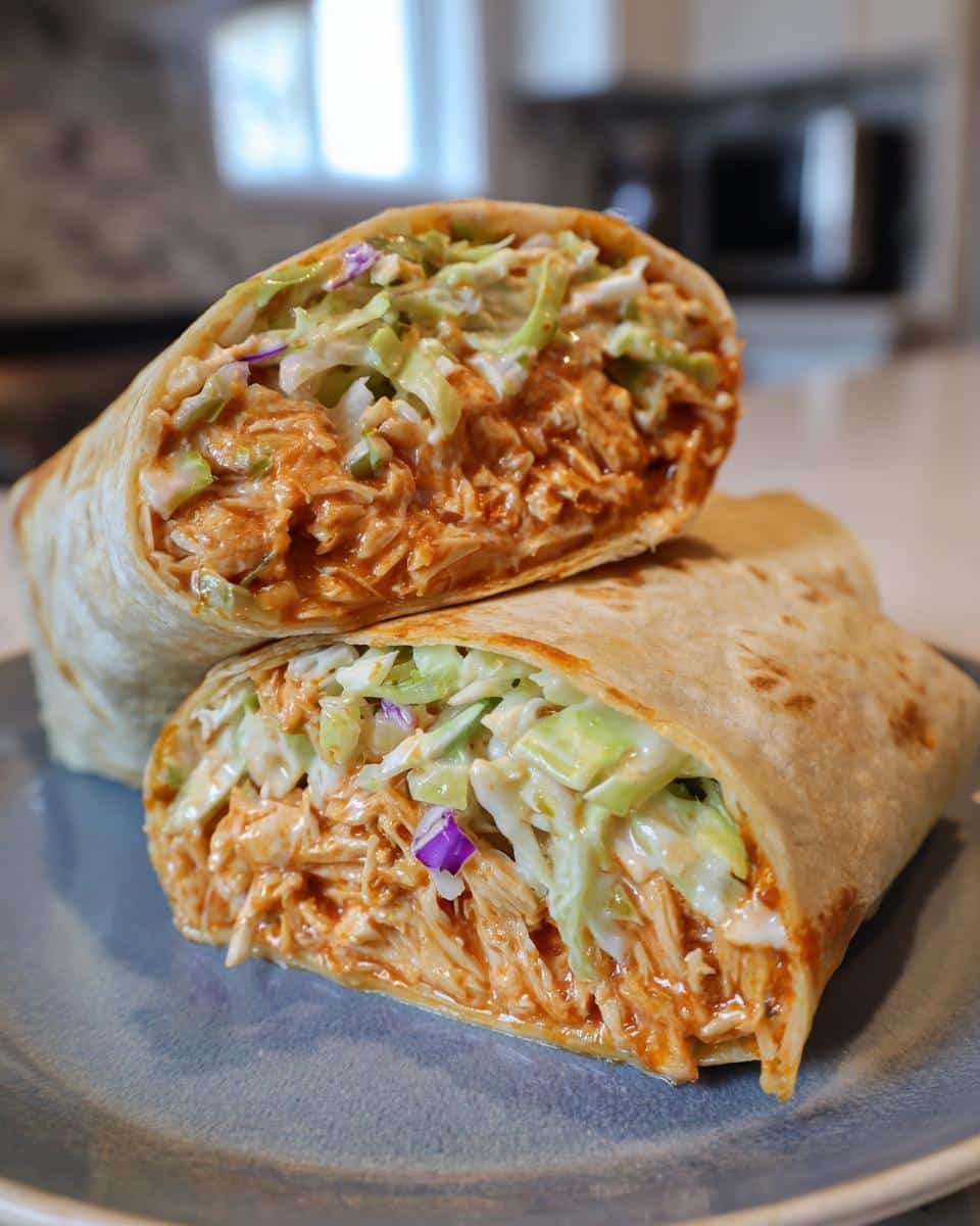 BBQ Chicken Coleslaw Wraps - detail 1