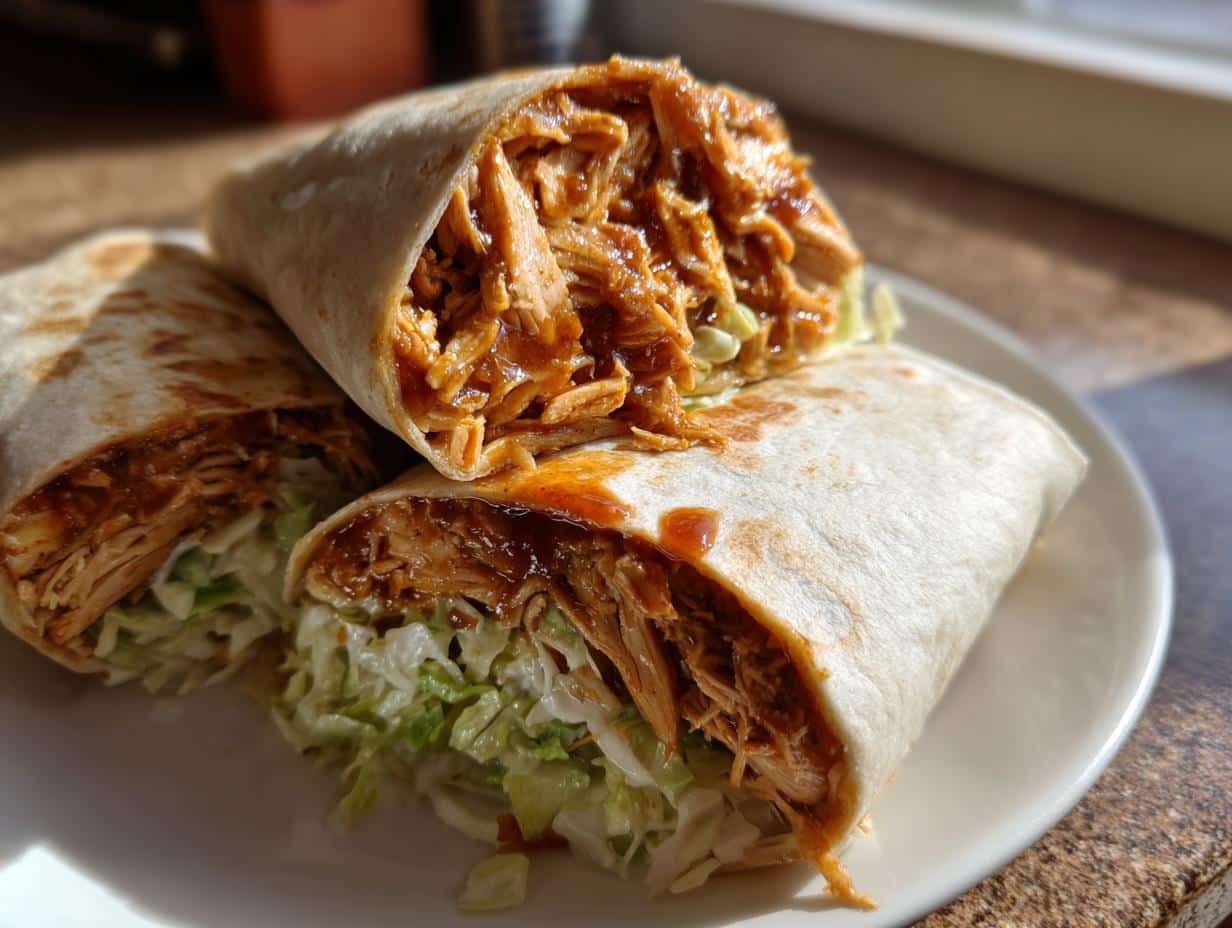 BBQ Chicken Coleslaw Wraps - detail 1
