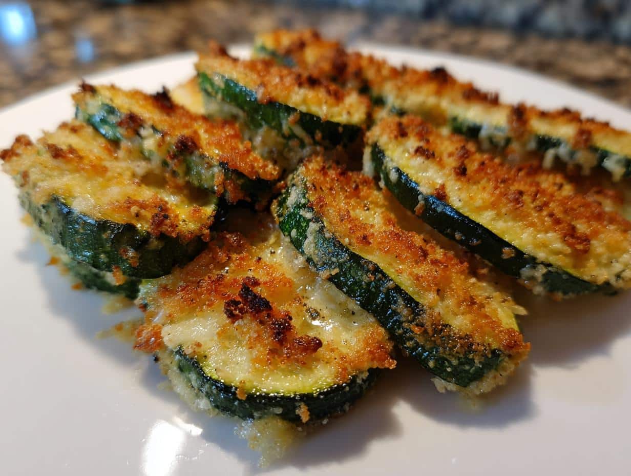 Baked Parmesan Zucchini - detail 1
