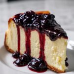 Basque Cheesecake Blackberry Sauce Baking Guide