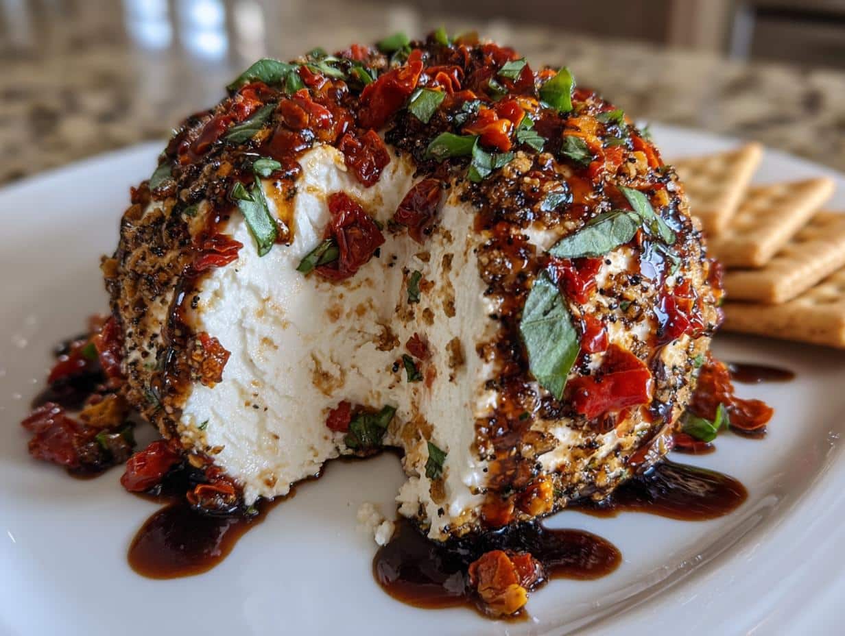 Bruschetta Cheese Ball Recipe - detail 1