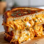 Buffalo Chicken Grilled Cheese