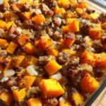 Butternut Squash Sausage Casserole