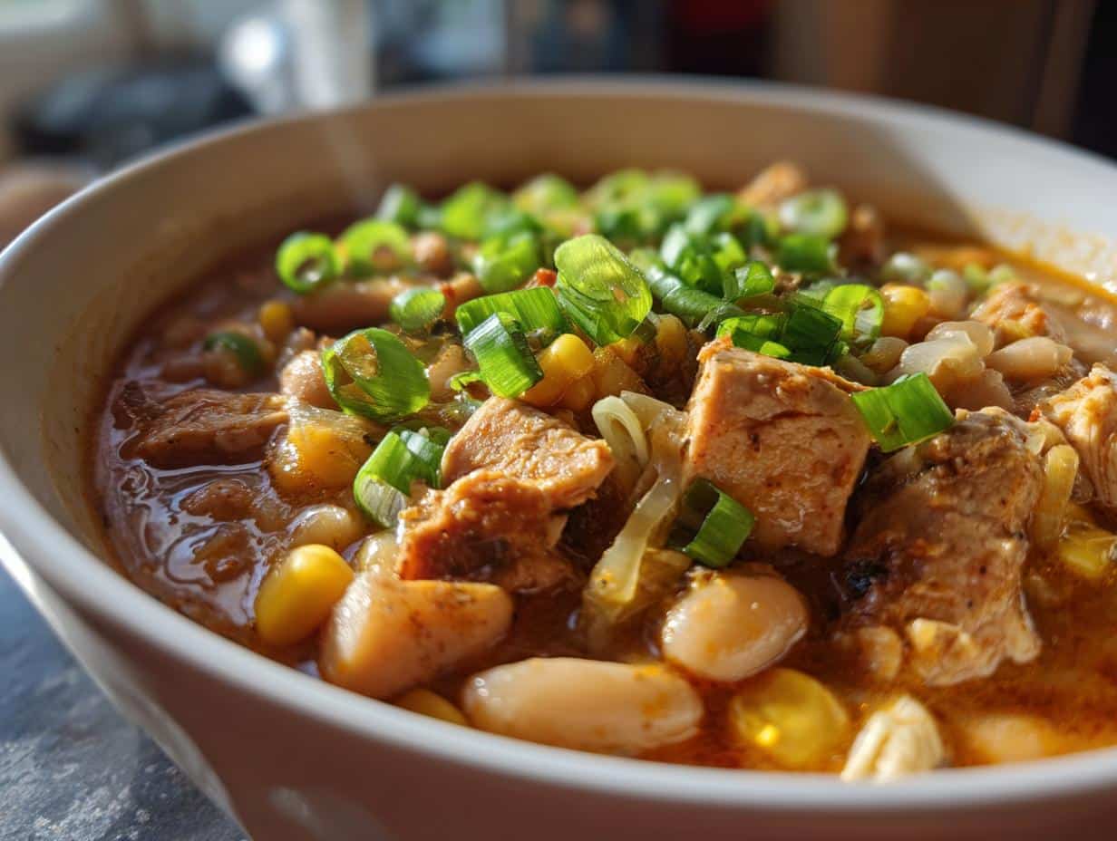 Cajun White Chicken Chili - detail 1