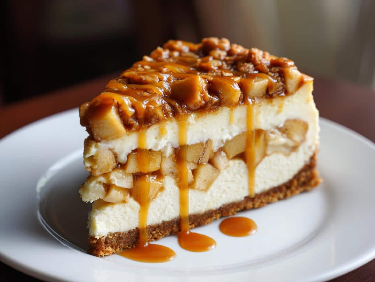 Caramel Apple Cheesecake - detail 1