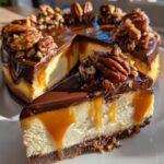 Caramel Turtle Cheesecake