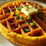 Cheddar Jalapeno Cornbread Waffles