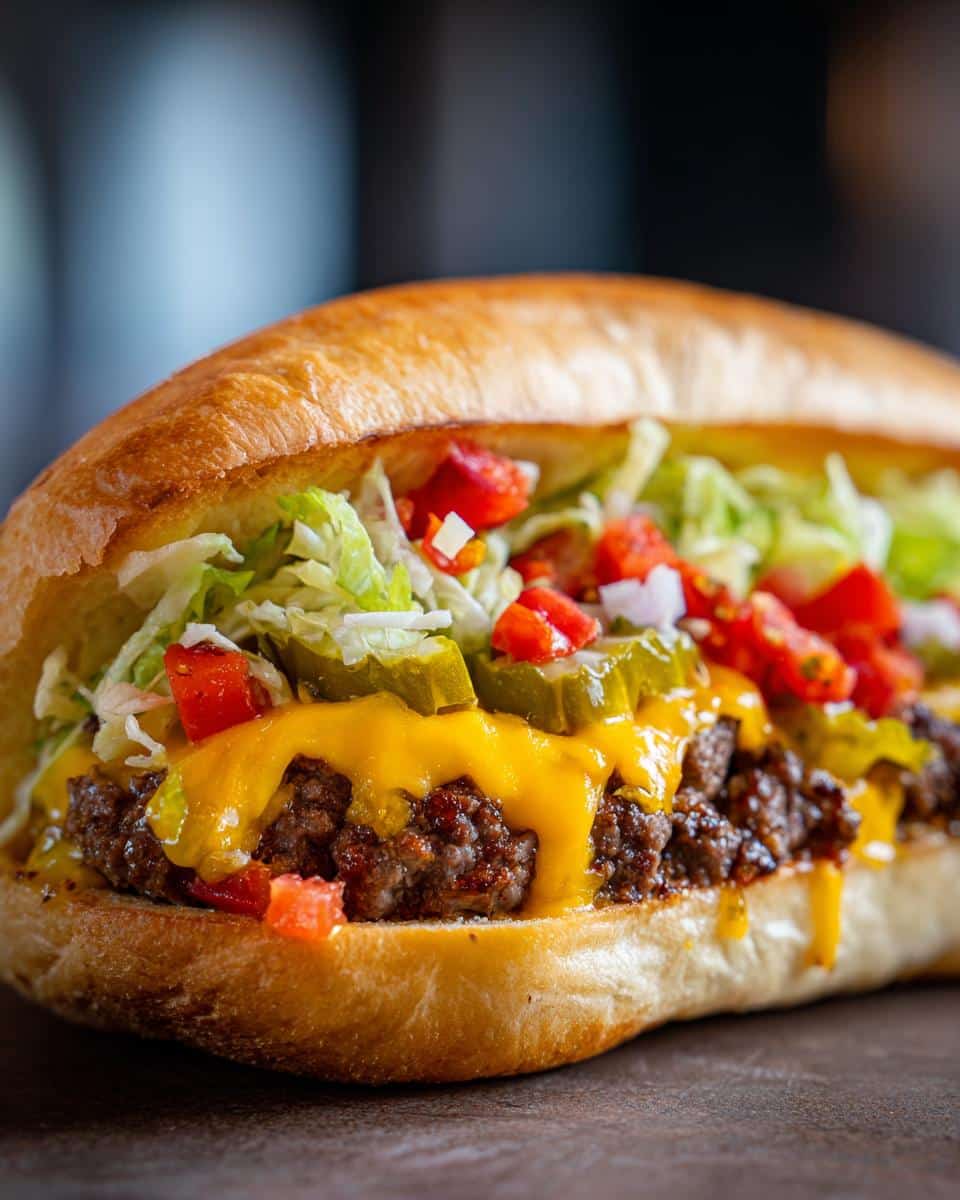 Cheeseburger Subs Recipe - detail 1