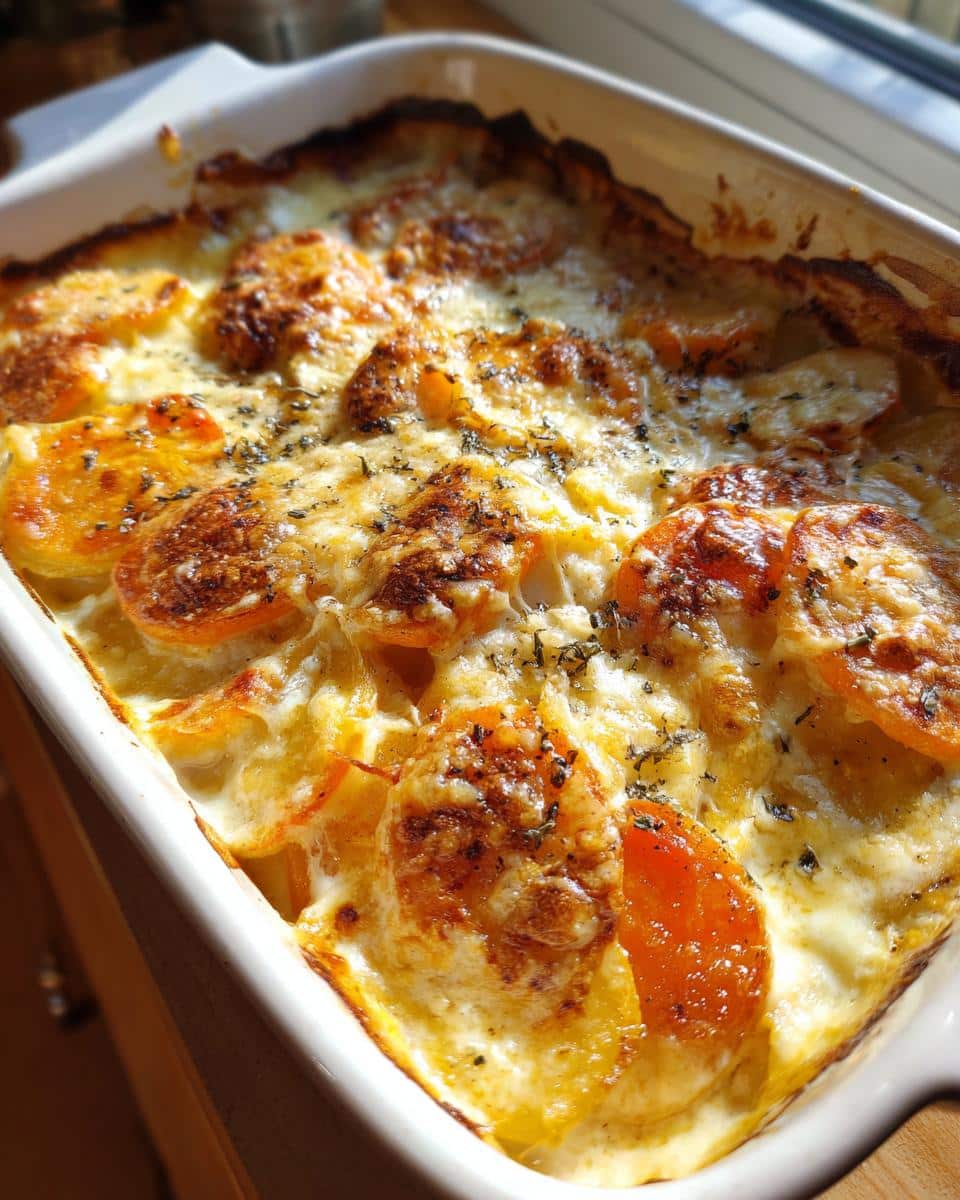 Cheesy Root Vegetable Gratin - detail 1
