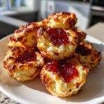 Cheesy Thumbprint Appetizers with Hot Pepper Jelly