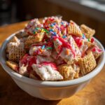 Cherry Cheesecake Puppy Chow